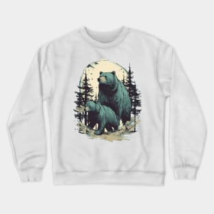 Forest bear Crewneck Sweatshirt